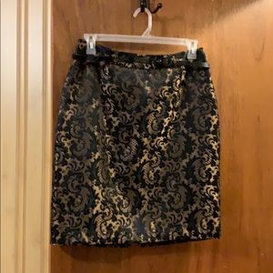 Gold/Black Skirt